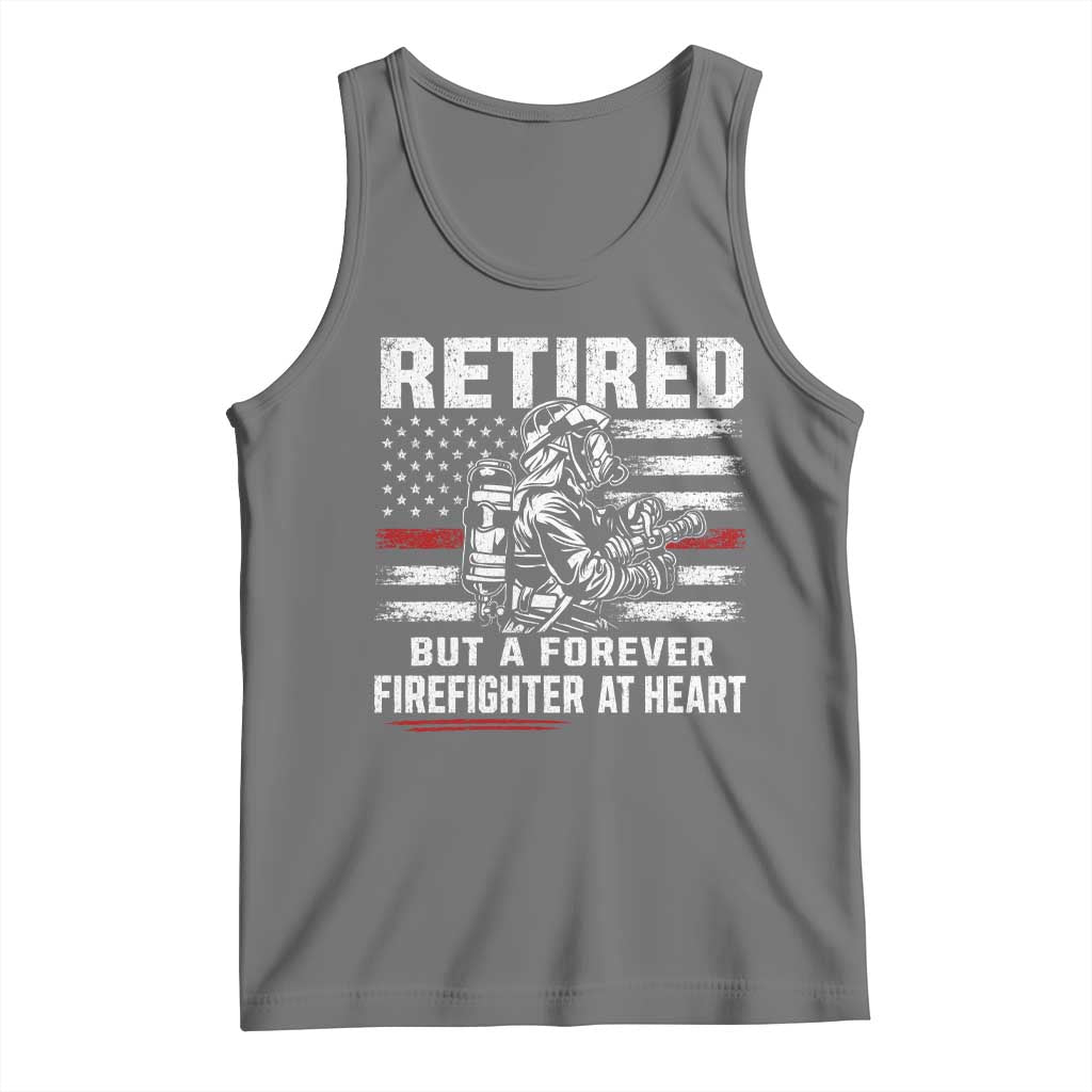 Retired Firefighter Tank Top Fireman Pride 911 Rescue Retirement Gift