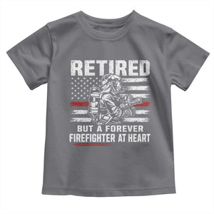 Retired Firefighter Toddler T Shirt Fireman Pride 911 Rescue Retirement Gift