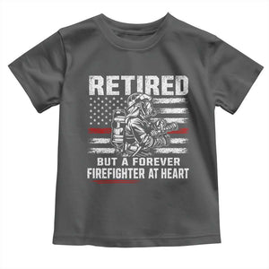 Retired Firefighter Toddler T Shirt Fireman Pride 911 Rescue Retirement Gift