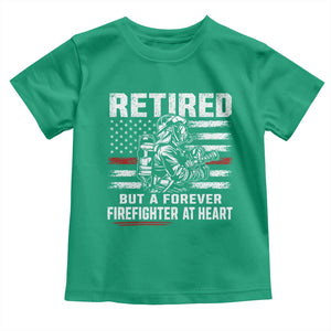 Retired Firefighter Toddler T Shirt Fireman Pride 911 Rescue Retirement Gift