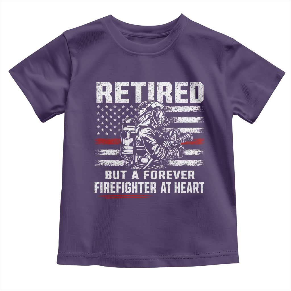 Retired Firefighter Toddler T Shirt Fireman Pride 911 Rescue Retirement Gift