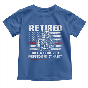 Retired Firefighter Toddler T Shirt Fireman Pride 911 Rescue Retirement Gift