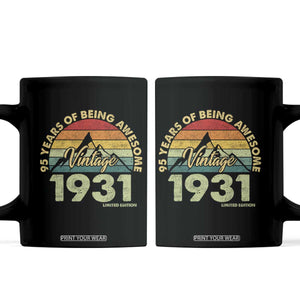 95th Birthday Coffee Mug Vintage 1931 Limited Edition 95 Year Old Gift
