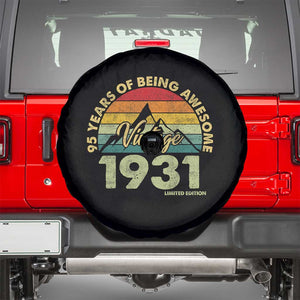 95th Birthday Spare Tire Cover Vintage 1931 Limited Edition 95 Year Old Gift