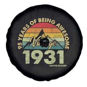 95th Birthday Spare Tire Cover Vintage 1931 Limited Edition 95 Year Old Gift