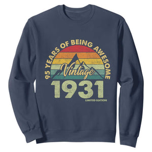 95th Birthday Sweatshirt Vintage 1931 Limited Edition 95 Year Old Gift