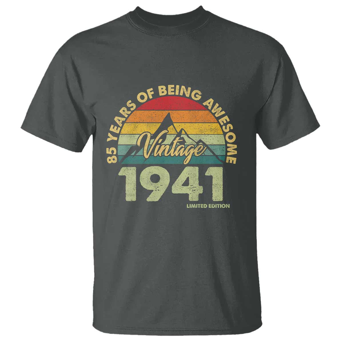 85th Birthday T Shirt Vintage 1941 Limited Edition 85 Year Old Gift
