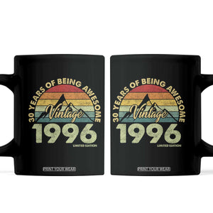 30th Birthday Coffee Mug Vintage 1996 Limited Edition 30 Year Old Gift