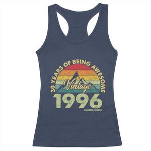 30th Birthday Racerback Tank Top Vintage 1996 Limited Edition 30 Year Old Gift