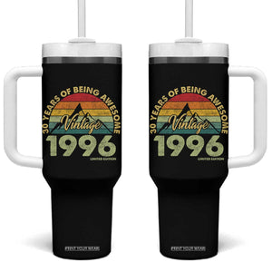 30th Birthday Tumbler With Handle Vintage 1996 Limited Edition 30 Year Old Gift
