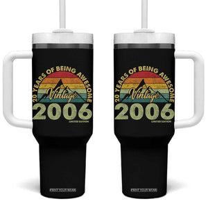 20th Birthday Tumbler With Handle Vintage 2006 Limited Edition 20 Year Old Gift
