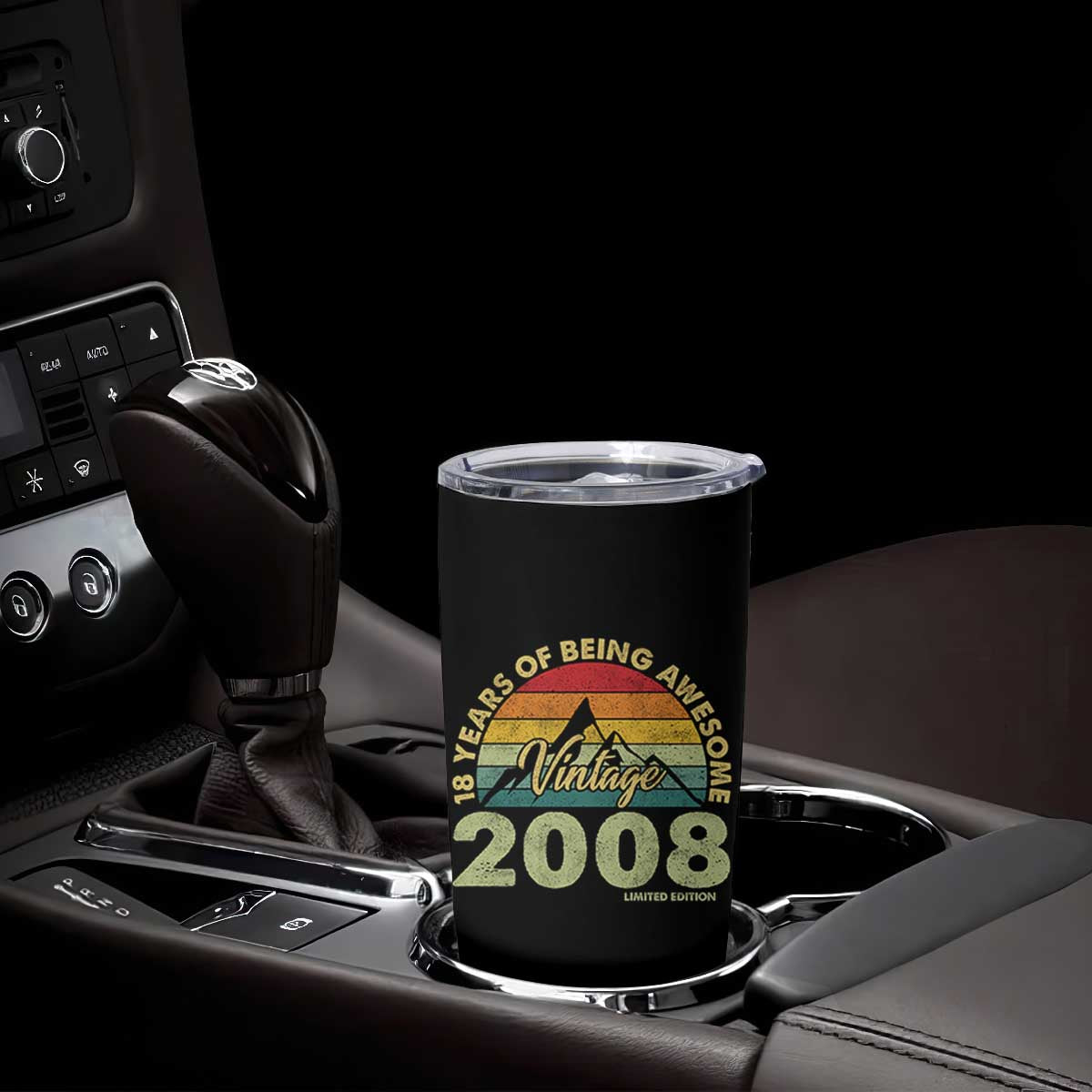 18th Birthday Tumbler Cup Vintage 2008 Limited Edition 18 Year Old Gift
