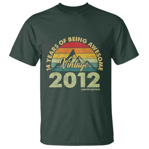 14th Birthday T Shirt Vintage 2012 Limited Edition 14 Year Old Gift