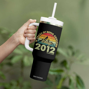 14th Birthday Tumbler With Handle Vintage 2012 Limited Edition 14 Year Old Gift