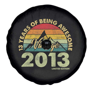 13th Birthday Spare Tire Cover Vintage 2013 Limited Edition 13 Year Old Gift