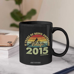 11th Birthday Coffee Mug Vintage 2015 Limited Edition 11 Year Old Gift
