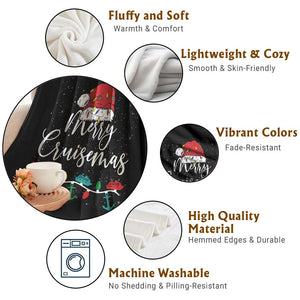 Merry Cruisemas Throw Blanket Family Christmas Cruise Holiday Trip TS10 Print Your Wear