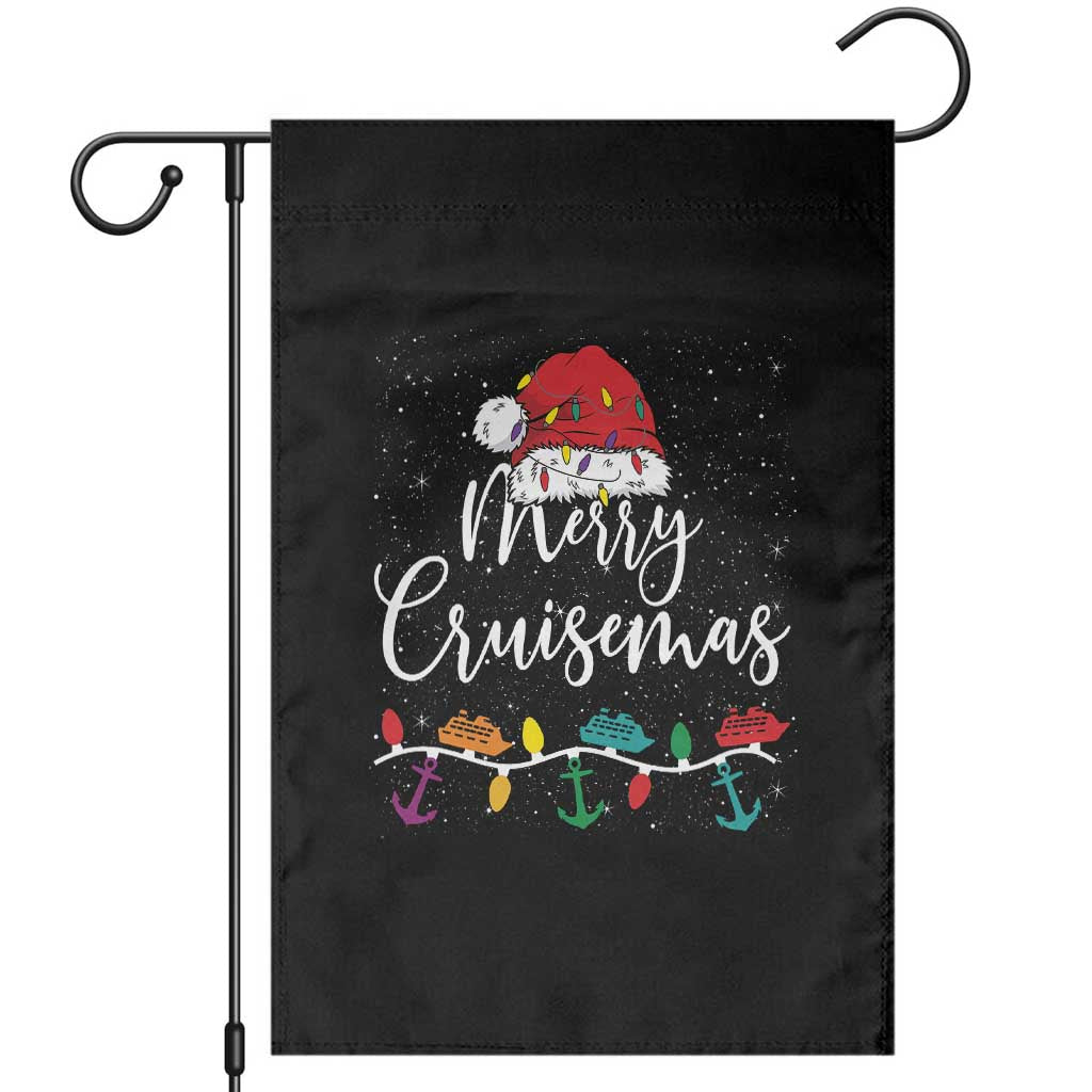 Merry Cruisemas Garden Flag Family Christmas Cruise Holiday Trip TS10 Black Print Your Wear