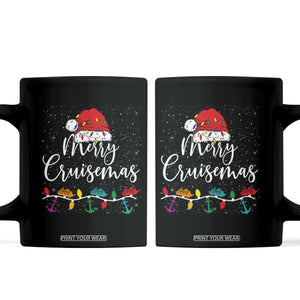 Merry Cruisemas Coffee Mug Family Christmas Cruise Holiday Trip TS10 Black Print Your Wear