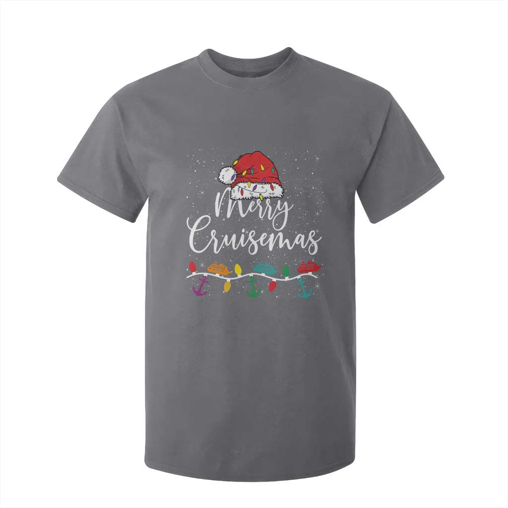 Merry Cruisemas T Shirt For Kid Family Christmas Cruise Holiday Trip TS10 Charcoal Print Your Wear