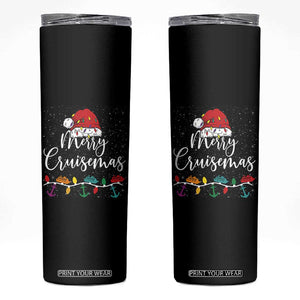 Merry Cruisemas Skinny Tumbler Family Christmas Cruise Holiday Trip TS10 Black Print Your Wear