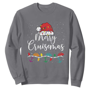 Merry Cruisemas Sweatshirt Family Christmas Cruise Holiday Trip TS10 Charcoal Print Your Wear