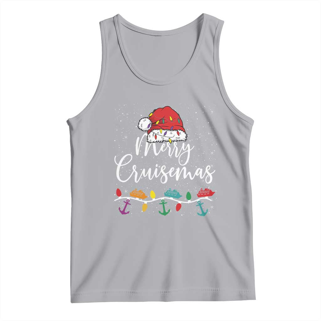 Merry Cruisemas Tank Top Family Christmas Cruise Holiday Trip TS10 Athletic Heather Print Your Wear