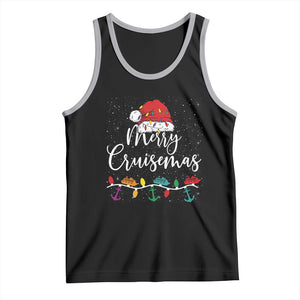 Merry Cruisemas Tank Top Family Christmas Cruise Holiday Trip TS10 Black Athletic Heather Print Your Wear