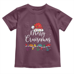 Merry Cruisemas Toddler T Shirt Family Christmas Cruise Holiday Trip TS10 Maroon Print Your Wear