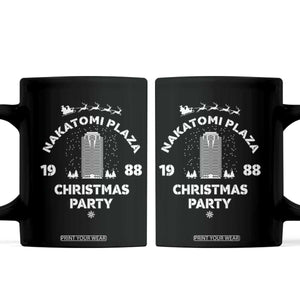 Nakatomi Plaza Christmas Party Coffee Mug Funny 80's Movie Xmas Party TS10 Black Print Your Wear