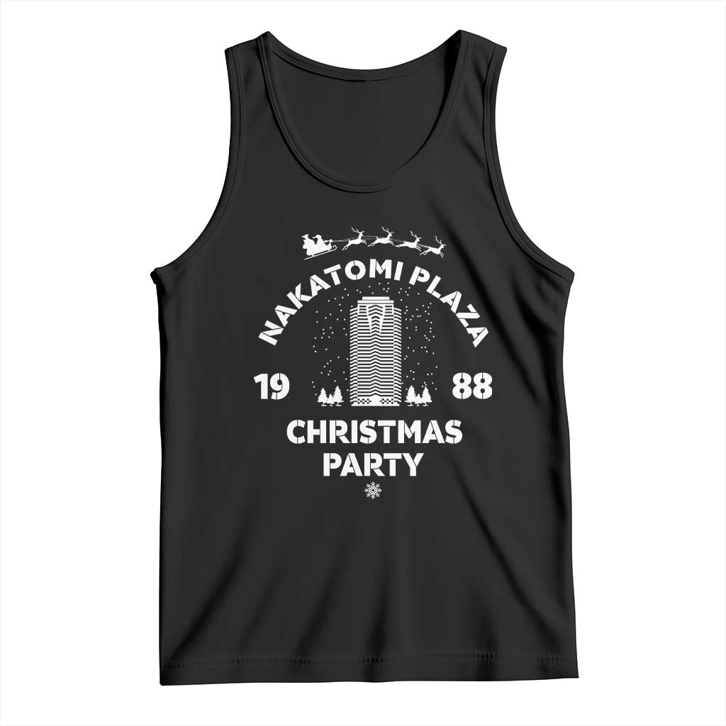 Nakatomi Plaza Christmas Party Tank Top Funny 80's Movie Xmas Party TS10 Black Print Your Wear