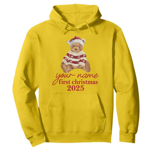 Personalised My First Christmas Hoodie Custom Name Newborn Baby 1st Xmas TS10 Daisy Print Your Wear