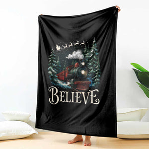 Polar Express Throw Blanket Christmas Believe TS10 Print Your Wear