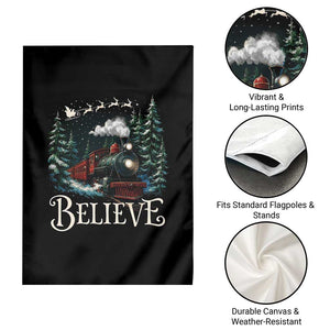 Polar Express Garden Flag Christmas Believe TS10 Print Your Wear
