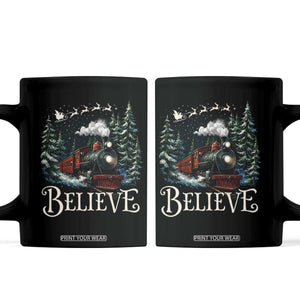 Polar Express Coffee Mug Christmas Believe TS10 Black Print Your Wear