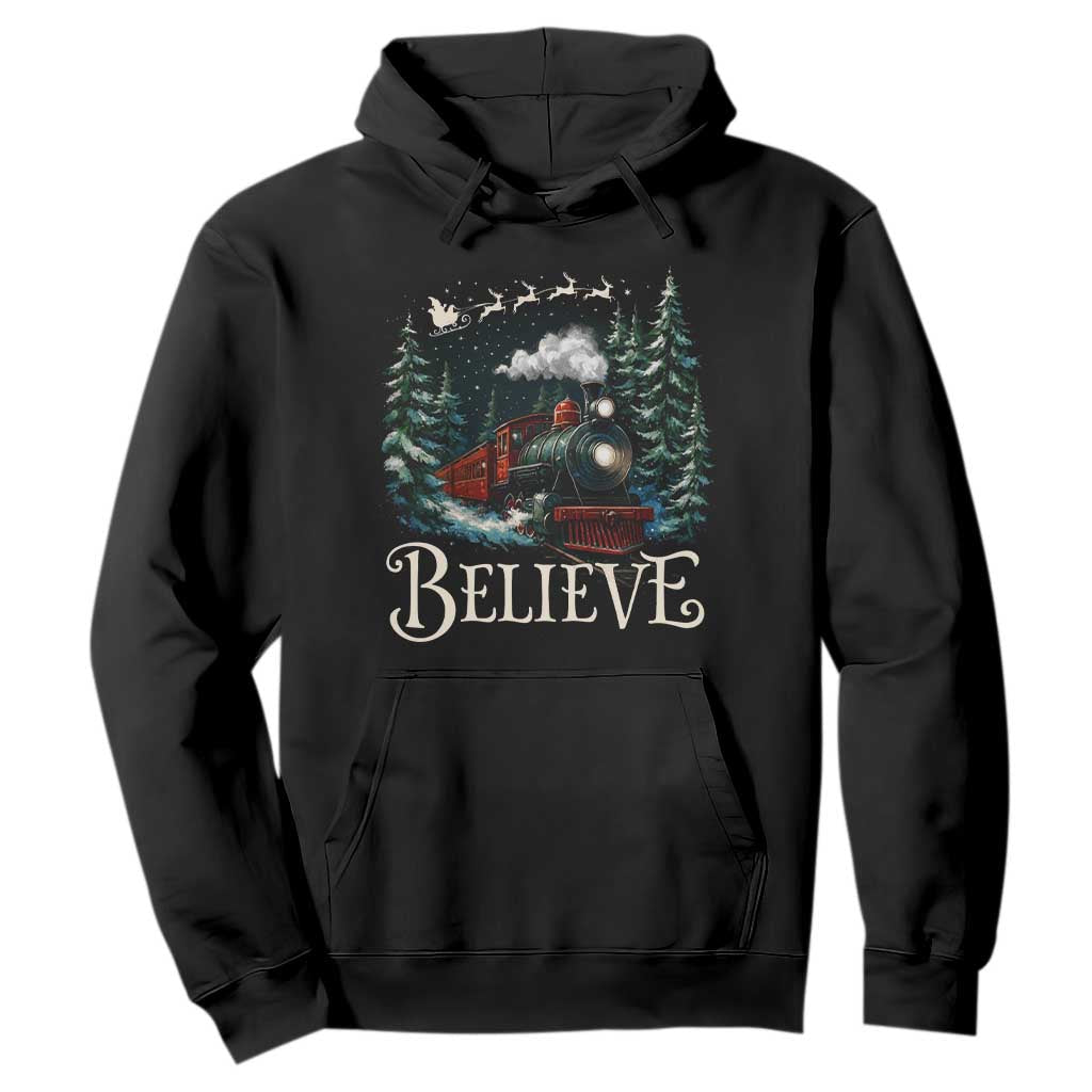 Polar Express Hoodie Christmas Believe TS10 Black Print Your Wear