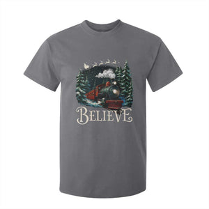 Polar Express T Shirt For Kid Christmas Believe TS10 Charcoal Print Your Wear