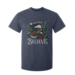 Polar Express T Shirt For Kid Christmas Believe TS10 Navy Print Your Wear