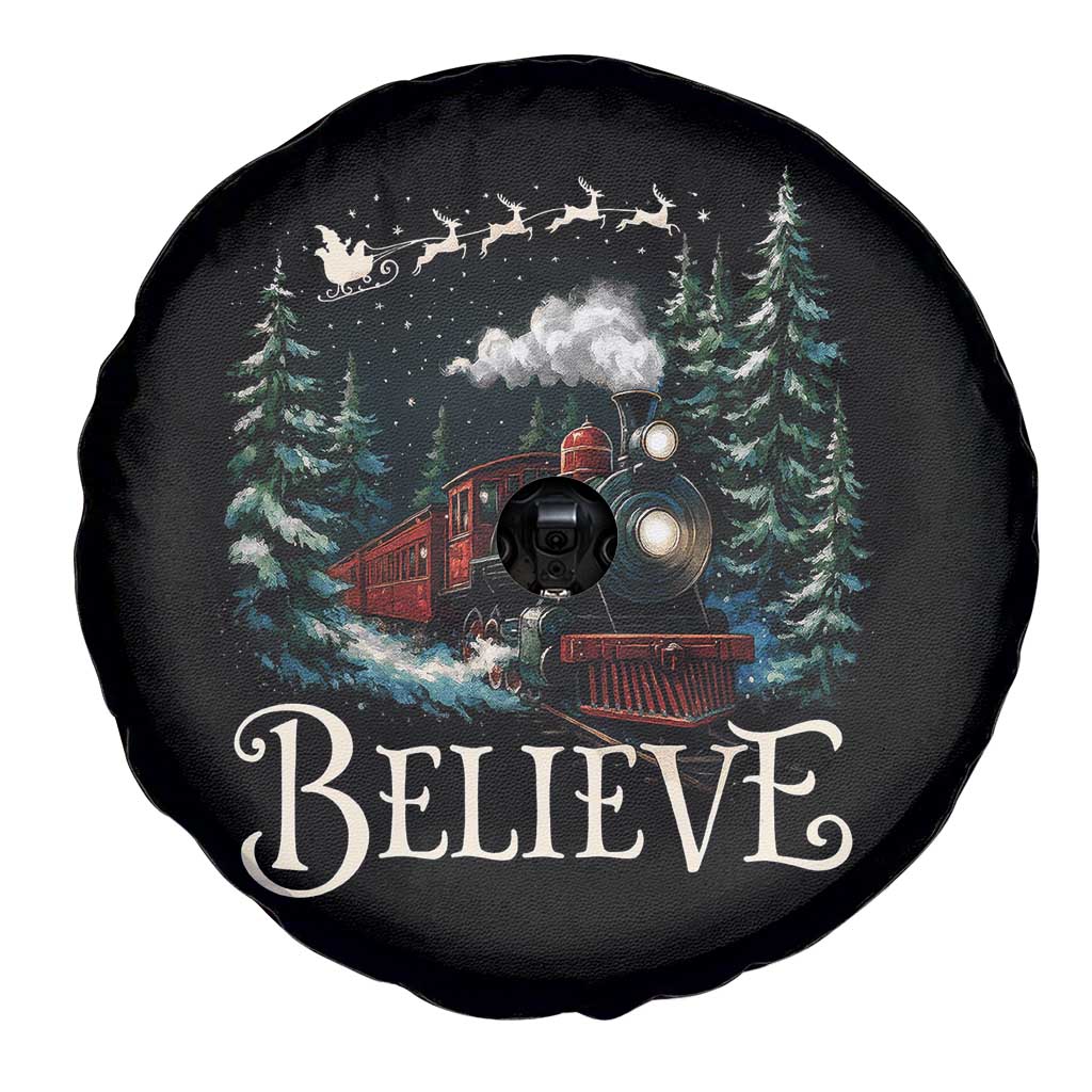 Polar Express Spare Tire Cover Christmas Believe TS10 Print Your Wear