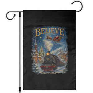 Polar Express Garden Flag Retro Vintage Christmas Believe TS10 Black Print Your Wear