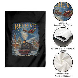 Polar Express Garden Flag Retro Vintage Christmas Believe TS10 Print Your Wear