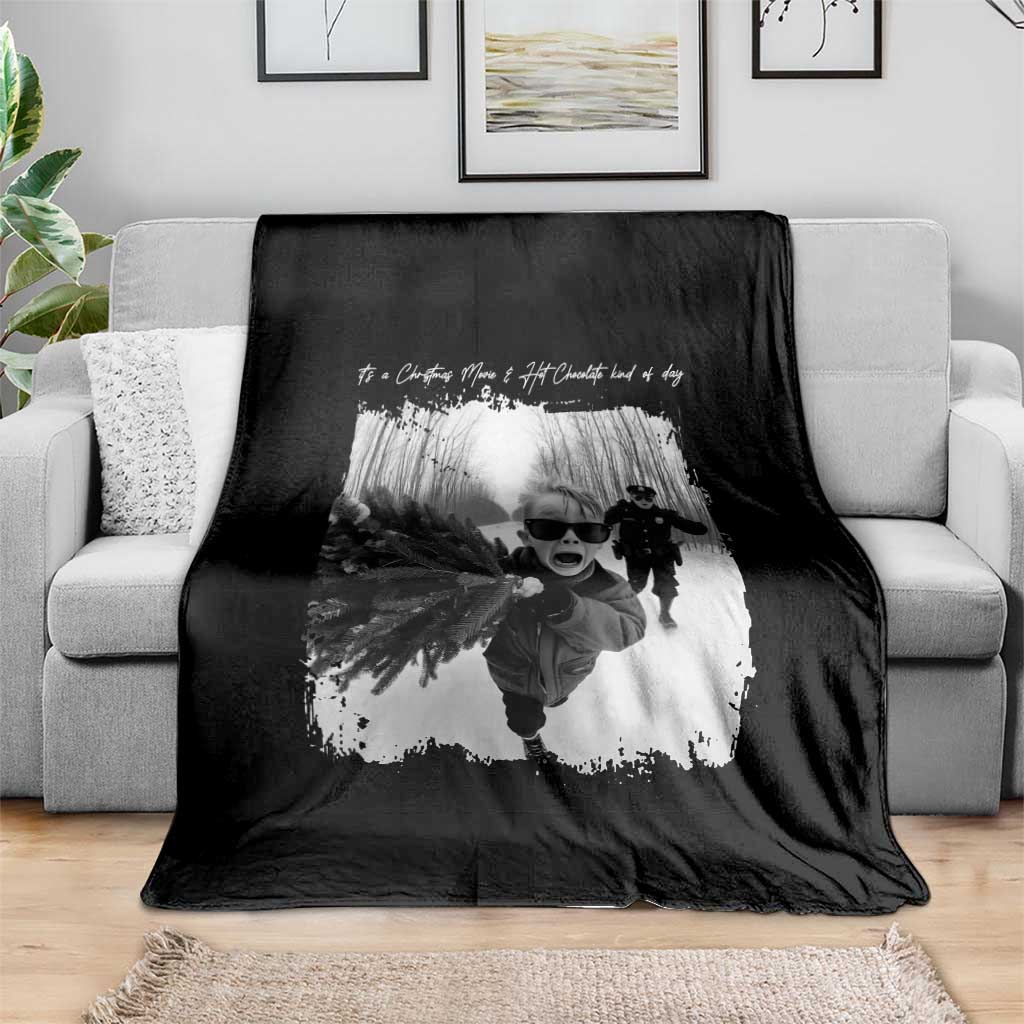 Funny Christmas Movie Throw Blanket Funny Kevin Home Xmas Meme Alone TS10 Print Your Wear