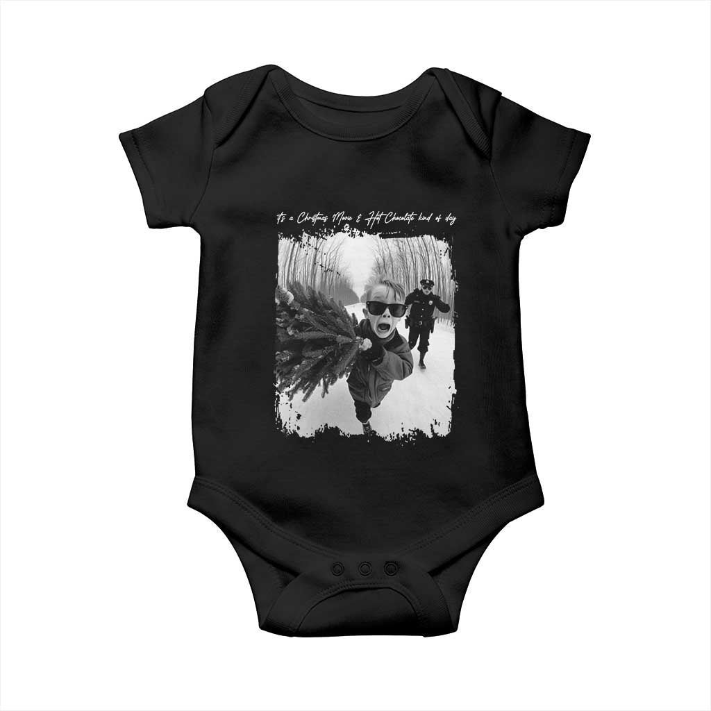 Funny Christmas Movie Baby Onesie Funny Kevin Home Xmas Meme Alone TS10 Black Print Your Wear