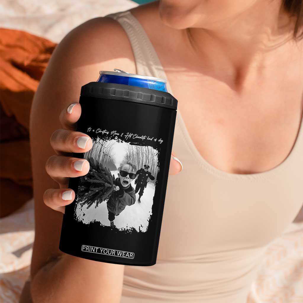 Funny Christmas Movie 4 in 1 Can Cooler Tumbler Funny Kevin Home Xmas Meme Alone TS10 Print Your Wear