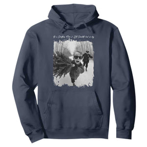 Funny Christmas Movie Hoodie Funny Kevin Home Xmas Meme Alone TS10 Navy Print Your Wear