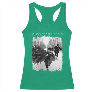 Funny Christmas Movie Racerback Tank Top Funny Kevin Home Xmas Meme Alone TS10 Irish Green Print Your Wear