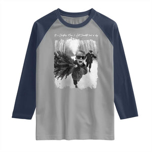 Funny Christmas Movie Raglan Shirt Funny Kevin Home Xmas Meme Alone TS10 Sport Gray Navy Print Your Wear
