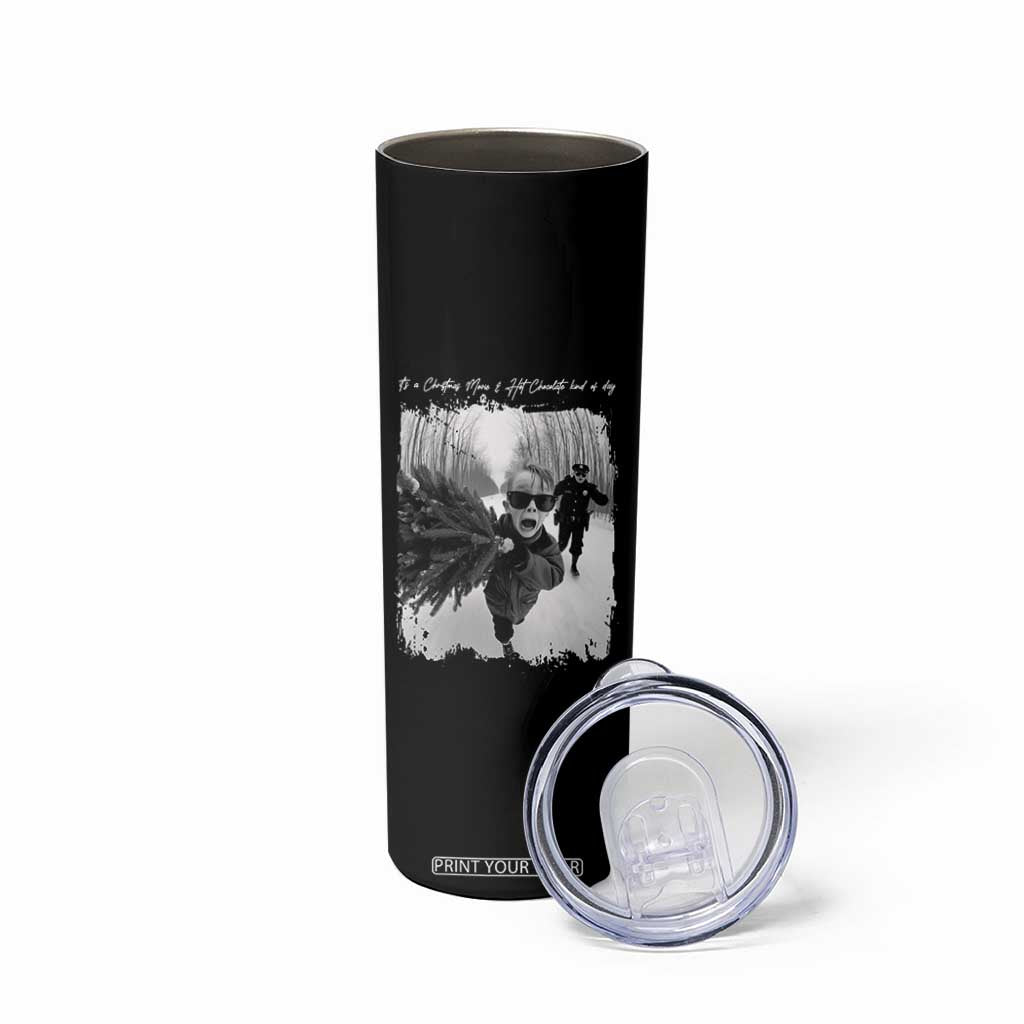 Funny Christmas Movie Skinny Tumbler Funny Kevin Home Xmas Meme Alone TS10 Print Your Wear