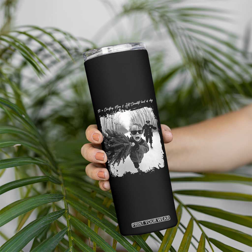 Funny Christmas Movie Skinny Tumbler Funny Kevin Home Xmas Meme Alone TS10 Print Your Wear