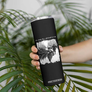 Funny Christmas Movie Skinny Tumbler Funny Kevin Home Xmas Meme Alone TS10 Print Your Wear